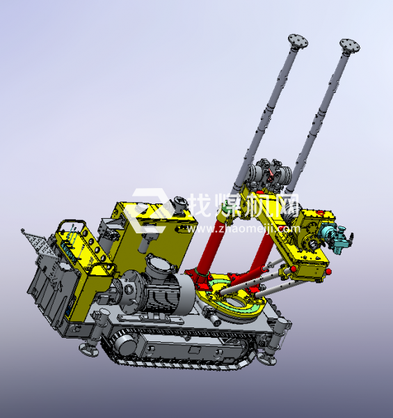 ZDY7000LPA型號(hào)鉆機(jī)可以適應(yīng)在狹窄巷道中開(kāi)展多用途的鉆探施工